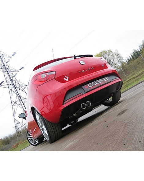 Seat Ibiza FR 1.4 TSI 10-14 Cobra Sport Cat Back System (Non-Resonated) Seat Ibiza FR 1.4 TSI 10-14 Cobra Sport Cat Back System (Non-Resonated)