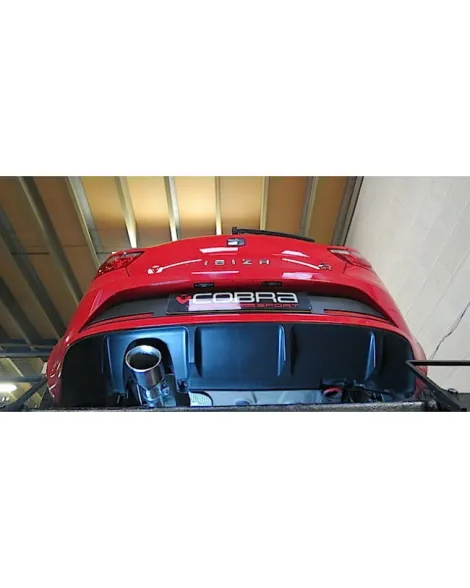 Seat Ibiza FR 1.4 TSI 10-14 Cobra Sport Cat Back System (Non-Resonated) Seat Ibiza FR 1.4 TSI 10-14 Cobra Sport Cat Back System (Non-Resonated)