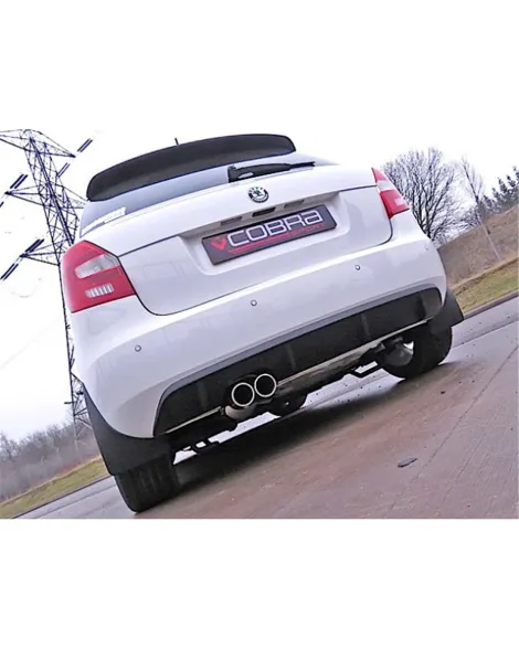 Skoda Fabia VRS 1.4 TSI 10+ Cobra Sport Cat Back System (Resonated) - Includes Race pipe Skoda Fabia VRS 1.4 TSI 10+ Cobra Sport Cat Back System (Resonated) - Includes Race pipe