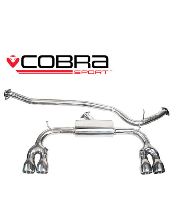 Subaru WRX/STI Hatchback 08-14 Cobra Sport Cat Back System (Non-Resonated)