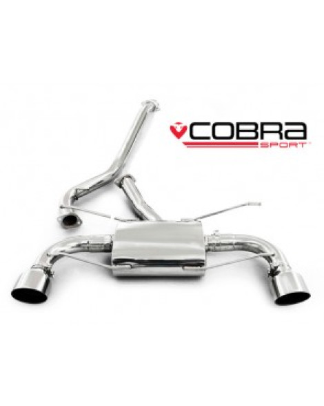Subaru BRZ 12+ Cobra Sport Cat Back Exhaust System (Non-Resonated) Subaru BRZ 12+ Cobra Sport Cat Back Exhaust System (Non-Resonated)