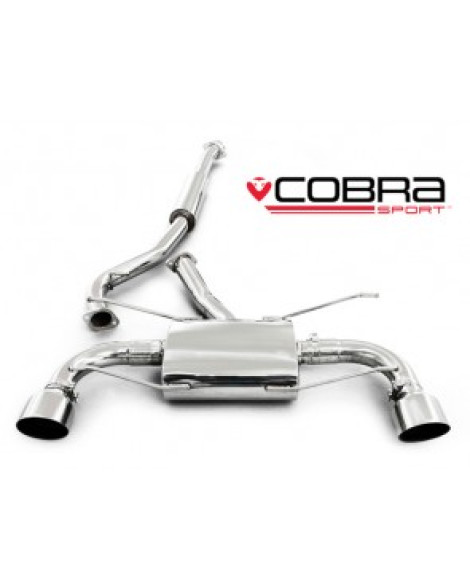 Subaru BRZ 12+ Cobra Sport Cat Back Exhaust System (Resonated) Subaru BRZ 12+ Cobra Sport Cat Back Exhaust System (Resonated)