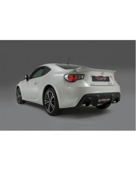 Subaru BRZ 12+ Cobra Sport Cat Back Exhaust System (Resonated) Subaru BRZ 12+ Cobra Sport Cat Back Exhaust System (Resonated)