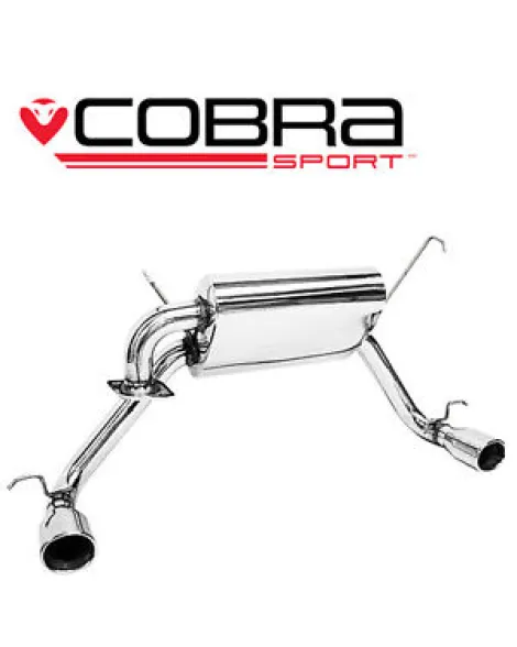 Toyota MR2 Roadster 99-07 Cobra Sport Cat Back System (Dual Exit)