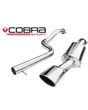 VW Golf MK4 (1J) 1.9 Tdi 97-04 Cobra Sport Cat Back System (Non-Resonated) (Requires 4Motion panel VW12)