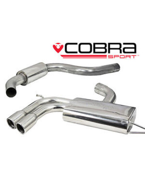 VW Golf GTI MK5 (1K) 04-09 Cobra Sport Cat Back System (Resonated)