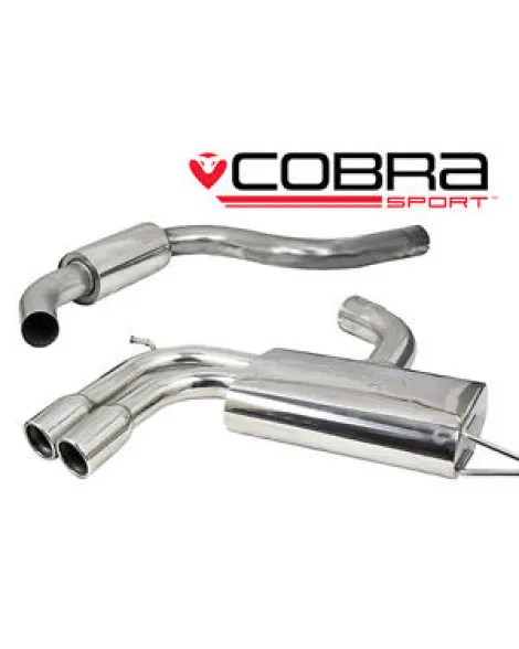 VW Golf GTI MK5 (1K) 04-09 Cobra Sport Cat Back System (Resonated)