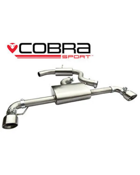 VW Golf GTI MK6 (5K) 09-12 Cobra Sport Cat Back System (Resonated) VW Golf GTI MK6 (5K) 09-12 Cobra Sport Cat Back System (Resonated)