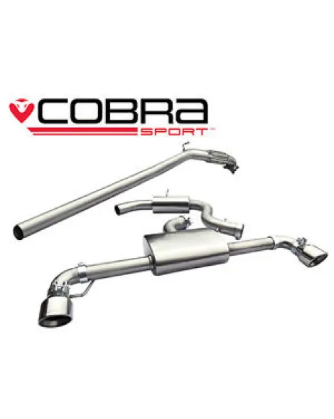 VW Golf GTI MK6 (5K) 09-12 Cobra Sport Turbo Back System with De-Cat (Resonated) VW Golf GTI MK6 (5K) 09-12 Cobra Sport Turbo Back System with De-Cat (Resonated)