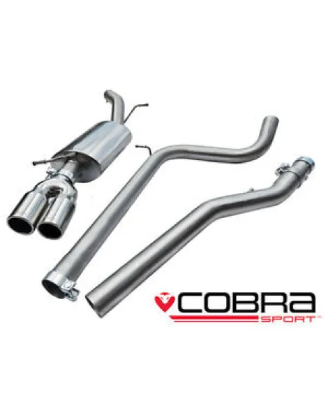 VW Polo GTI 1.4 TSI 10+ Cobra Sport Cat Back System (Non-Resonated)