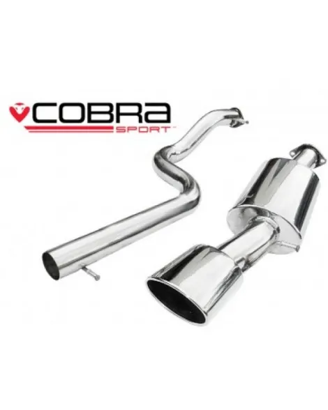 Volkswagen Golf MK4 (1J) 1.4 & 1.6 98-04 Cobra Sport Cat Back System (Non-Resonated) *4 motion bumper maybe required Volkswagen Golf MK4 (1J) 1.4 & 1.6 98-04 Cobra Sport Cat Back System (Non-Resonated) *4 motion bumper maybe required