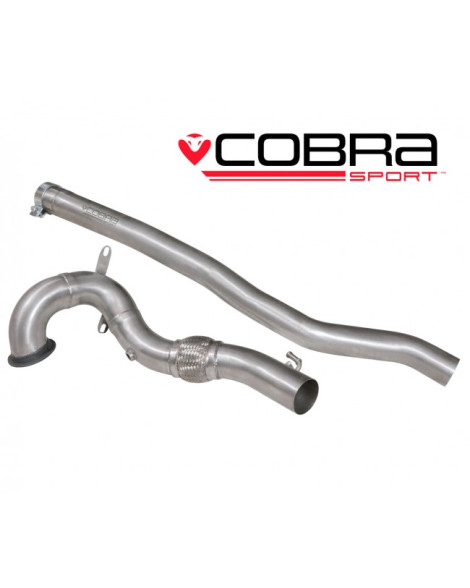 Volkswagen Golf R MK7 (5G) 12+ Cobra Front Pipe & De-cat Section Volkswagen Golf R MK7 (5G) 12+ Cobra Front Pipe & De-cat Section