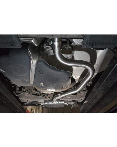 Volkswagen Golf GTD MK6 (5K) 170PS 09-13 Cobra Sport Cat Back System - Twin to one side / fits std. bumper