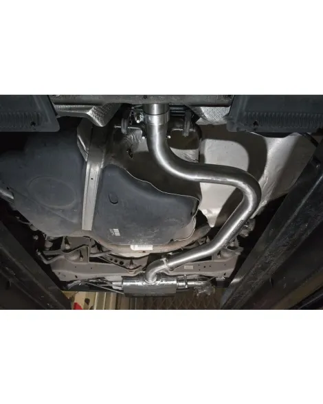 Volkswagen Golf GTD MK6 (5K) 170PS 09-13 Cobra Sport Cat Back System - Twin to one side / fits std. bumper