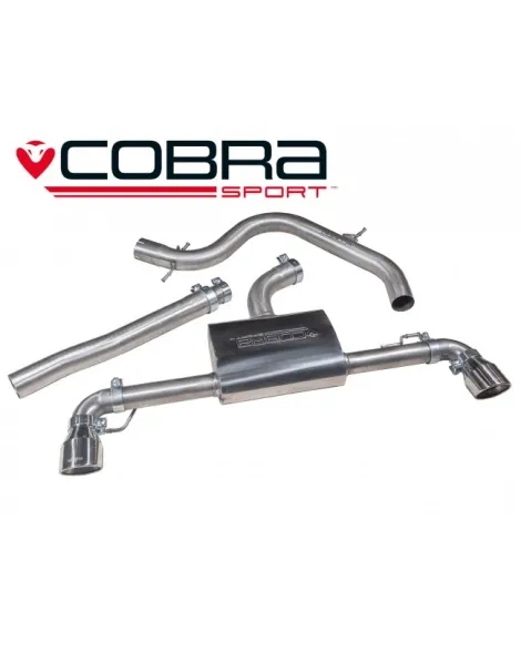 Volkswagen Golf GT TDI MK6 (5K) 140PS 09-13 Cobra Sport Cat Back System - Dual exit / fits GTI Valance Volkswagen Golf GT TDI MK6 (5K) 140PS 09-13 Cobra Sport Cat Back System - Dual exit / fits GTI Valance