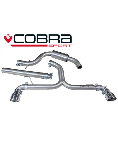 Volkswagen Golf GT TDI MK6 (5K) 170PS 09-13 Cobra Sport Cat Back System - Dual exit / fits GTI Valance (Venom Range - Very Loud) Volkswagen Golf GT TDI MK6 (5K) 170PS 09-13 Cobra Sport Cat Back System - Dual exit / fits GTI Valance (Venom Range - Very Loud)
