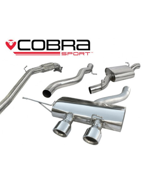 VW Golf R MK6 (5K) 09-12 Cobra Sport Turbo Back System with De-Cat (Resonated) VW Golf R MK6 (5K) 09-12 Cobra Sport Turbo Back System with De-Cat (Resonated)
