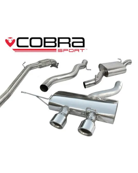 VW Golf R MK6 (5K) 09-12 Cobra Sport Turbo Back System with De-Cat (Resonated) VW Golf R MK6 (5K) 09-12 Cobra Sport Turbo Back System with De-Cat (Resonated)