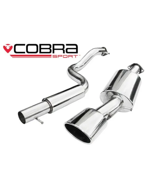 VW Golf MK4 (1J) 1.8 Turbo 97-04 Cobra Sport Cat Back System (Resonated) (Requires 4Motion panel VW12)