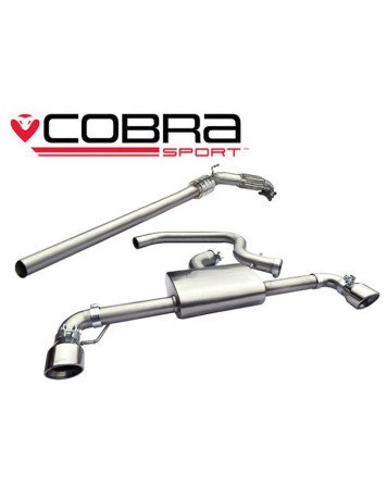 VW Golf GTI MK6 (5K) 09-12 Cobra Sport Turbo Back System with Sports Cat (Non-Resonated) VW Golf GTI MK6 (5K) 09-12 Cobra Sport Turbo Back System with Sports Cat (Non-Resonated)