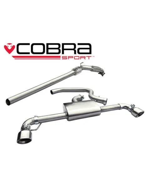 VW Golf GTI MK6 (5K) 09-12 Cobra Sport Turbo Back System with Sports Cat (Non-Resonated) VW Golf GTI MK6 (5K) 09-12 Cobra Sport Turbo Back System with Sports Cat (Non-Resonated)