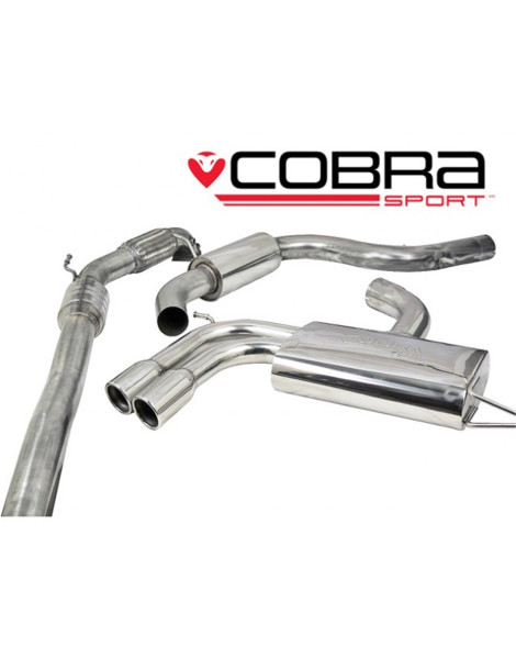 VW Golf GTI MK5 (1K) 04-09 Cobra Sport Turbo Back Package with Sports Cat (Resonated) VW Golf GTI MK5 (1K) 04-09 Cobra Sport Turbo Back Package with Sports Cat (Resonated)