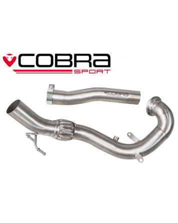 Volkswagen Polo GTI 1.8 TSI  (3 + 5 Door) 15+ Cobra Front Pipe & De-Cat Section