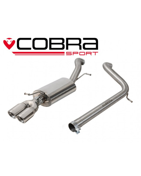 Volkswagen Polo GTI 1.8 TSI (3 + 5 Door) 15+ Cobra Cat Back System (Non-Resonated) Volkswagen Polo GTI 1.8 TSI (3 + 5 Door) 15+ Cobra Cat Back System (Non-Resonated)