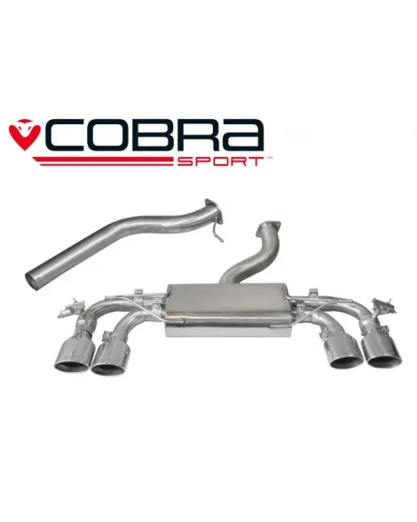 Volkswagen Golf R Mk7 (5G) 12+ Cobra Cat Back System (Non-Resonated) - Valvetronic Volkswagen Golf R Mk7 (5G) 12+ Cobra Cat Back System (Non-Resonated) - Valvetronic