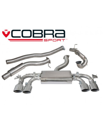 Volkswagen Golf R Mk7 (5G) 12+ Cobra Turbo Back Package (with De-Cat & Resonator) - Valvetronic Volkswagen Golf R Mk7 (5G) 12+ Cobra Turbo Back Package (with De-Cat & Resonator) - Valvetronic