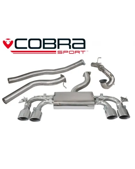 Volkswagen Golf R Mk7 (5G) 12+ Cobra Turbo Back Package (with De-Cat & Non-Resonated) - Valvetronic Volkswagen Golf R Mk7 (5G) 12+ Cobra Turbo Back Package (with De-Cat & Non-Resonated) - Valvetronic