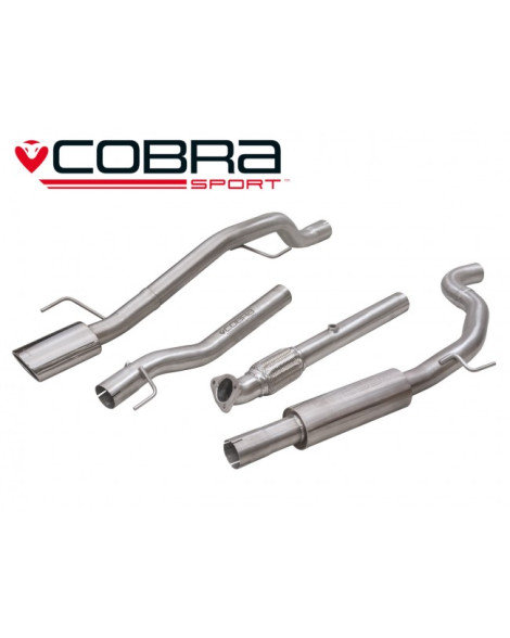 Vauxhall Corsa E 1.4 Turbo 15+ Cobra Cat Back System (Venom Range - Note Very Loud) Vauxhall Corsa E 1.4 Turbo 15+ Cobra Cat Back System (Venom Range - Note Very Loud)