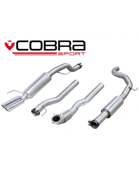Vauxhall Corsa E 1.0 Turbo 15+ Cobra Cat Back System (Resonated) Vauxhall Corsa E 1.0 Turbo 15+ Cobra Cat Back System (Resonated)