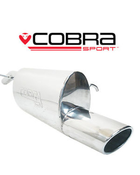 Vauxhall Corsa D (06-13) 1.2 & 1.4L Petrol 07-14 Cobra Sport Rear Box