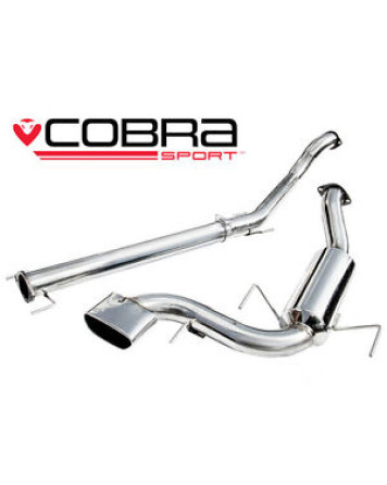 Vauxhall Astra H VXR 05-11 Cobra Sport Cat Back System (Non-Resonated)
