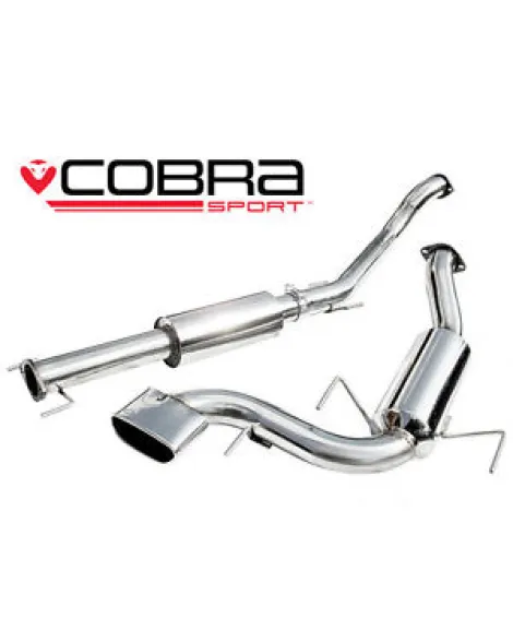 Vauxhall Astra H VXR 05-11 Cobra Sport Cat Back System 3" Bore (Resonated)
