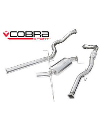 Vauxhall Corsa D VXR 10-14 Cobra Sport Turbo Back Package with De-Cat (Non-Resonated)