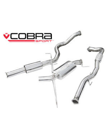Vauxhall Corsa D VXR 10-14 Cobra Sport Turbo Back Package with De-Cat (Resonated)