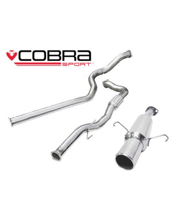 Vauxhall Corsa D Sri 07-09 Cobra Sport Turbo Back Package with De-Cat (Non-Resonated)