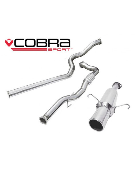 Vauxhall Corsa D Sri 07-09 Cobra Sport Turbo Back Package with De-Cat (Non-Resonated) Vauxhall Corsa D Sri 07-09 Cobra Sport Turbo Back Package with De-Cat (Non-Resonated)