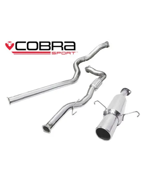 Vauxhall Corsa D Sri 07-09 Cobra Sport Turbo Back Package with De-Cat (Non-Resonated) Vauxhall Corsa D Sri 07-09 Cobra Sport Turbo Back Package with De-Cat (Non-Resonated)