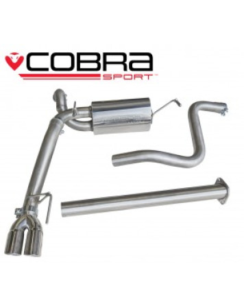 Vauxhall Astra J 1.6 GTC 09+ Cobra Sport Cat Back System (Non-Resonated)