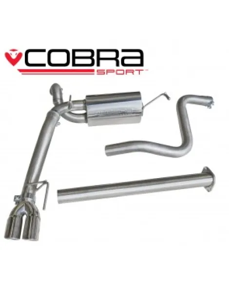 Vauxhall Astra J 1.6 GTC 09+ Cobra Sport Cat Back System (Non-Resonated) Vauxhall Astra J 1.6 GTC 09+ Cobra Sport Cat Back System (Non-Resonated)