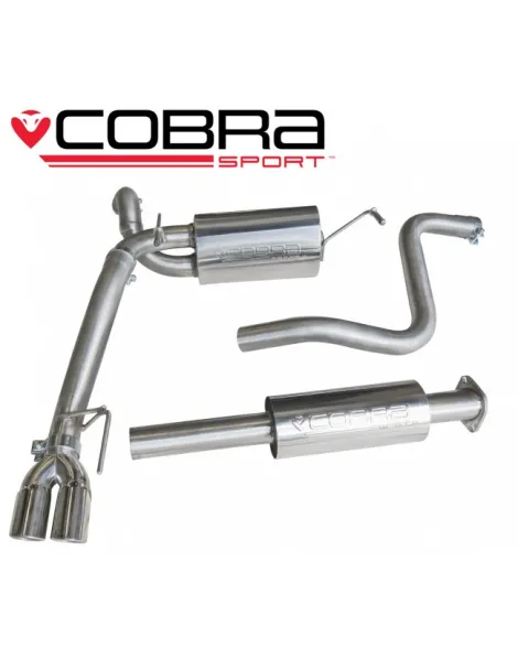 Vauxhall Astra J 1.6 GTC 09+ Cobra Sport Cat Back System (Resonated) Vauxhall Astra J 1.6 GTC 09+ Cobra Sport Cat Back System (Resonated)