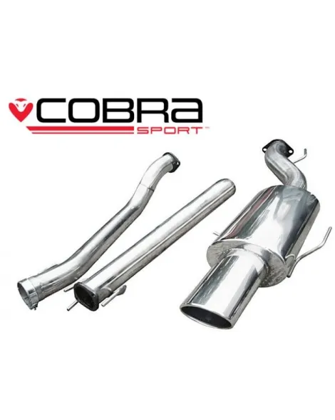 Vauxhall Astra H 1.9 CDTI 04-10 Cobra Sport Cat Back System (Non-Resonated) Vauxhall Astra H 1.9 CDTI 04-10 Cobra Sport Cat Back System (Non-Resonated)