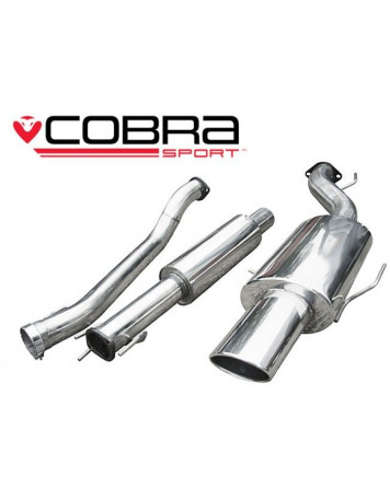 Vauxhall Astra H 1.4 / 1.6 / 1.8 04-10 Cobra Sport Cat Back System (Resonated)