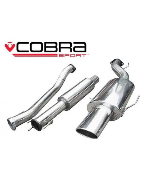 Vauxhall Astra H 1.4 / 1.6 / 1.8 04-10 Cobra Sport Cat Back System (Resonated) Vauxhall Astra H 1.4 / 1.6 / 1.8 04-10 Cobra Sport Cat Back System (Resonated)