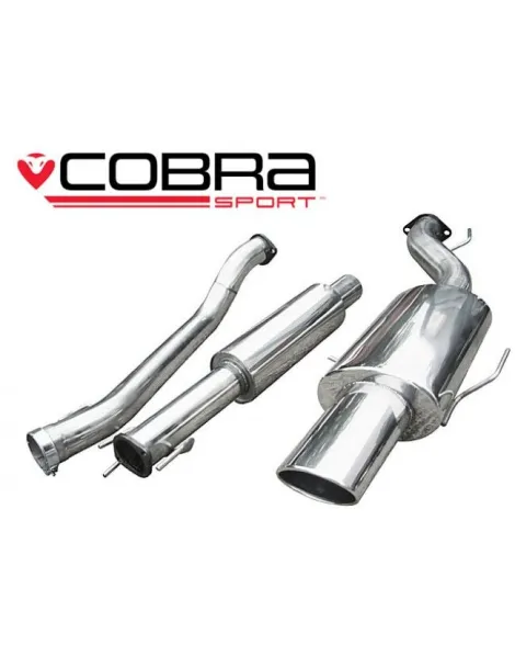 Vauxhall Astra H 1.4 / 1.6 / 1.8 04-10 Cobra Sport Cat Back System (Resonated) Vauxhall Astra H 1.4 / 1.6 / 1.8 04-10 Cobra Sport Cat Back System (Resonated)