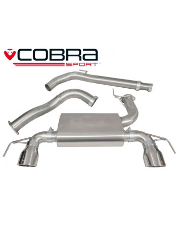 Vauxhall Corsa E VXR 15+ Cobra Centre/Rear (Non-Resonated)