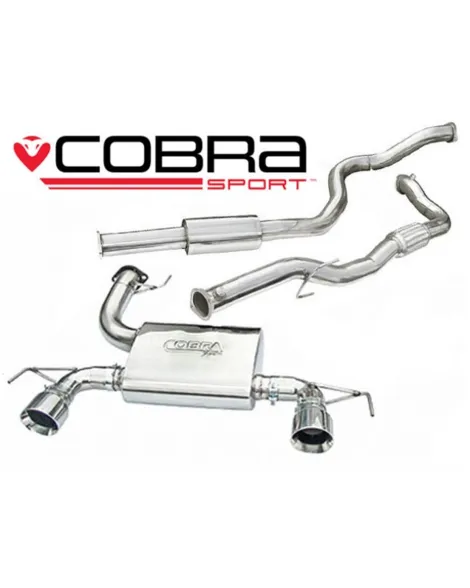 Vauxhall Corsa D Nurburgring 07-09 Cobra Sport Turbo Back Package with De-Cat (Resonated) Vauxhall Corsa D Nurburgring 07-09 Cobra Sport Turbo Back Package with De-Cat (Resonated)